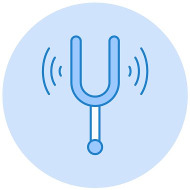 Müzik. Web simgesi basit illüstrasyon