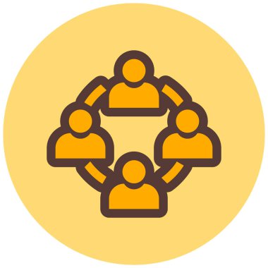 Beyaz arkaplanda basit bir şekilde izole edilmiş takım simgesi