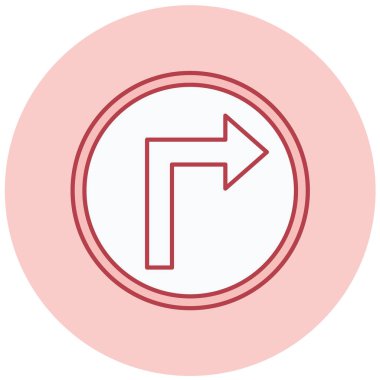 ok simgesinin vektör illüstrasyonu