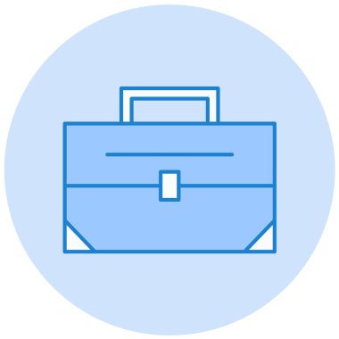 Çanta. Web simgesi basit illüstrasyon