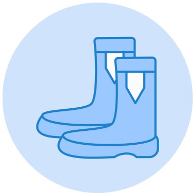 Çizmeler. Web simgesi basit illüstrasyon