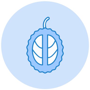 Egzotik meyve. Web simgesi basit illüstrasyon