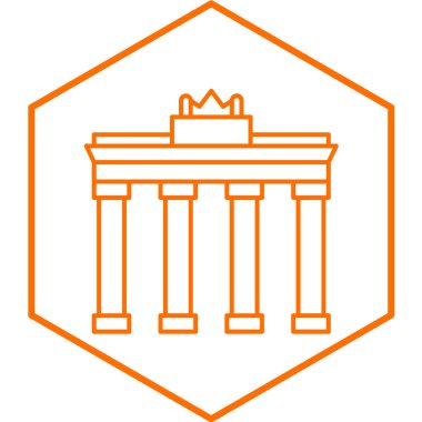 Yapı simgesinin vektör illüstrasyonu