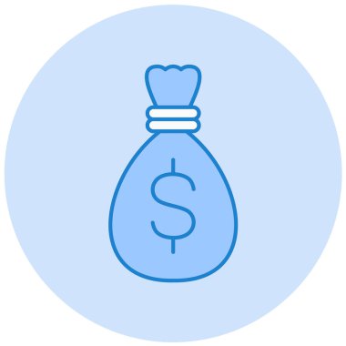 para çantası modern simge vektör illüstrasyonu