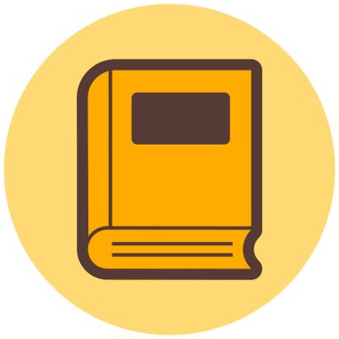 kitap simgesi vektör illüstrasyonu