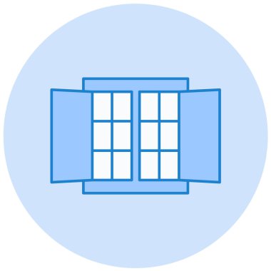 Bina. Web simgesi basit illüstrasyon