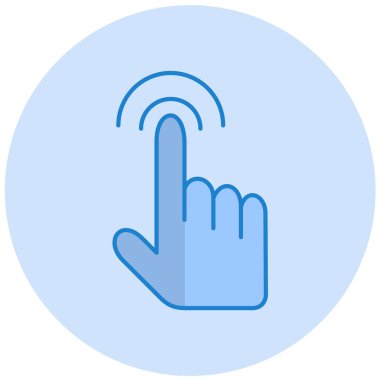 Parmak imleci. Web simgesi