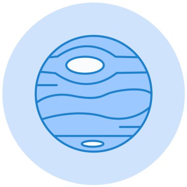 gezegen modern simge vektör illüstrasyonu