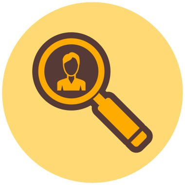 Arama simgesi vektör illüstrasyonu