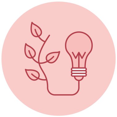 Ampul. Web simgesi basit tasarım