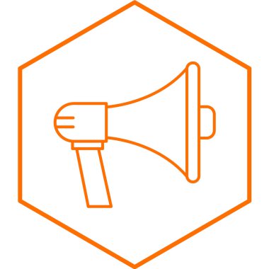 Basit pazarlama simgesi, vektör illüstrasyonu