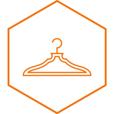 askı simgesi vektör illüstrasyonu