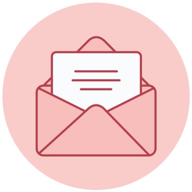 E- posta simgesi vektör illüstrasyonu