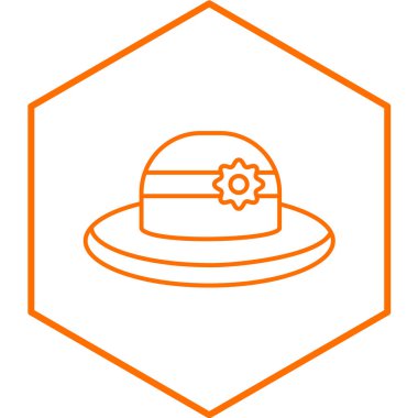 Güneş Şapkası 'nın vektör illüstrasyonu