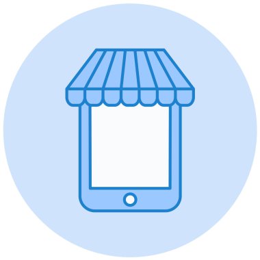 Alışveriş vektörü simgesi modern basit tasarım