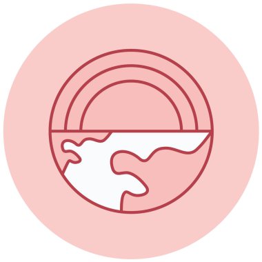 Bir uyku teknesinin vektör çizimi