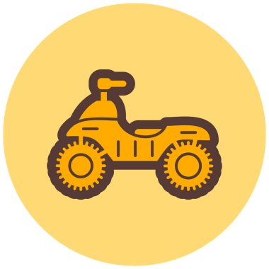 Motorsiklet. Web simgesi basit illüstrasyon