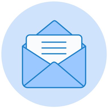E- posta simgesi vektör illüstrasyonu