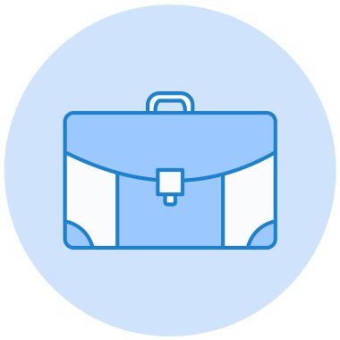 evrak çantası simgesi, vektör illüstrasyonu