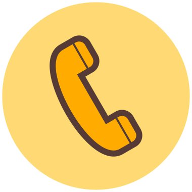 - Telefon. Web simgesi basit illüstrasyon