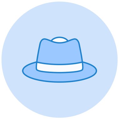 Şapka. Web simgesi basit illüstrasyon