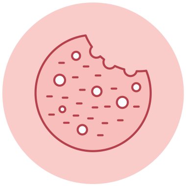 donut. Web simgesi basit tasarım