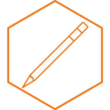 kalem simgesi vektör illüstrasyonu