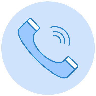 - Telefon. Web simgesi basit illüstrasyon