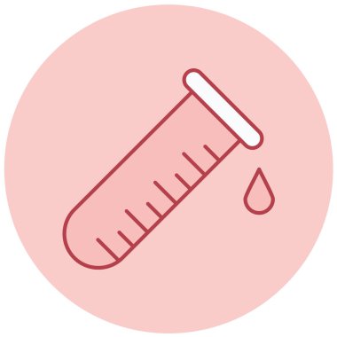 Web siteleri, vektör illüstrasyonu için test simgesi