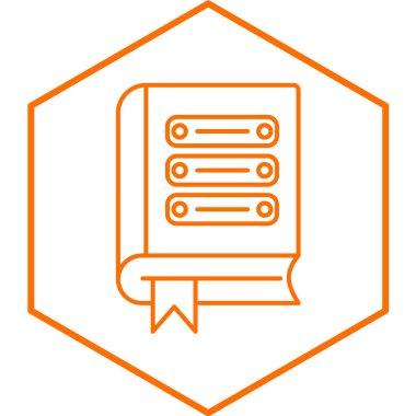 Veritabanı Simgesi. Vektör İllüstrasyonu