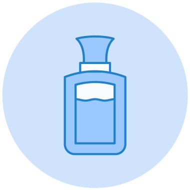 Benzersiz şişe ikonu vektör illüstrasyonu