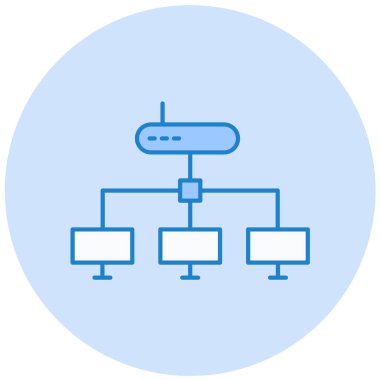 ağ paylaşımı. Basit resimleme