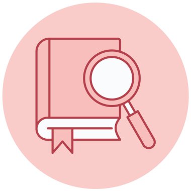 Kitap. Web simgesi basit illüstrasyon