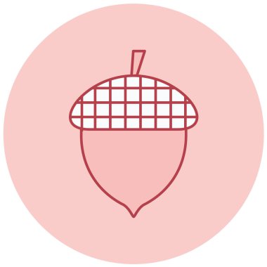 palamut simgesi, basit tasarım vektör çizimi