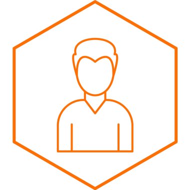 Grafik Tasarımcısı basit simge, vektör illüstrasyonu