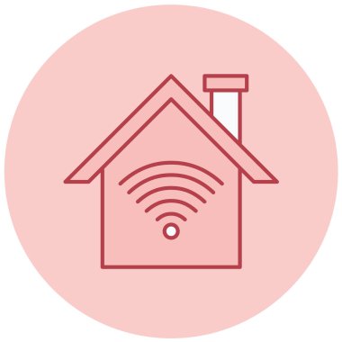 Wi-Fi simgesinin vektör illüstrasyonu