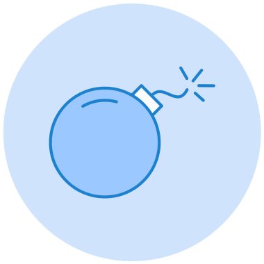 Bomba. Web simgesi basit illüstrasyon