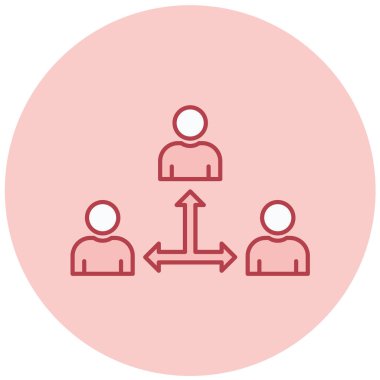 İnsan simgesinin vektör illüstrasyonu