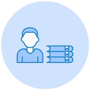 Düz ikon erkek ve kadın vektör çizimi