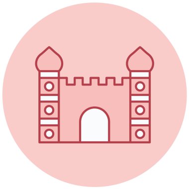 Kale kulesi. Basit tasarım