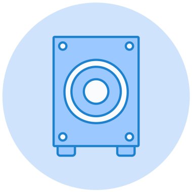 Müzik. Web simgesi basit tasarım