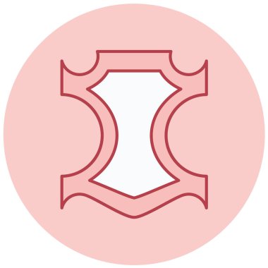 Güzel bir simgenin vektör illüstrasyonu