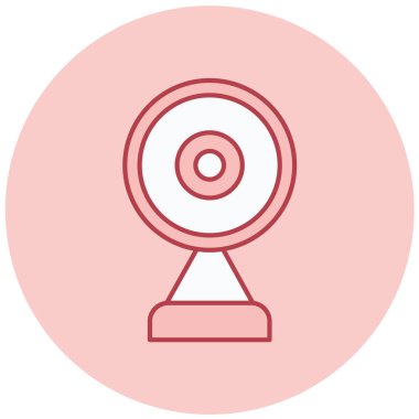 Web kamerası. Web simgesi basit illüstrasyon