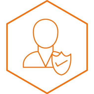 kalkan simgesi, vektör illüstrasyonu