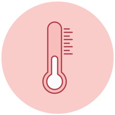 Termometre. Web simgesi basit tasarım