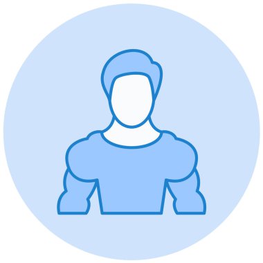 avatar. Web simgesi basit illüstrasyon