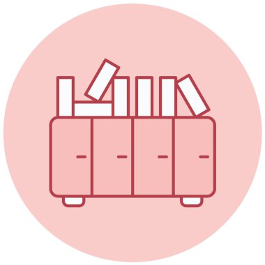 Dolap. Web simgesi basit tasarım