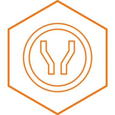 Modern b 'nin vektör illüstrasyonunda ateşten yoksun simge