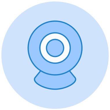 Web kamerası. Web simgesi basit illüstrasyon