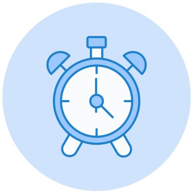 Saat. Web simgesi basit illüstrasyon